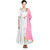 Greenvilla Designs White Tafetta Silk Embroidery Anarkali Dress