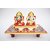 Ravishing Variety Marble Chowki with Laxmi Ganesh