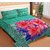 Attractivehomes Straberry Queen Size Double Bedsheet With 2 Pillow Covers
