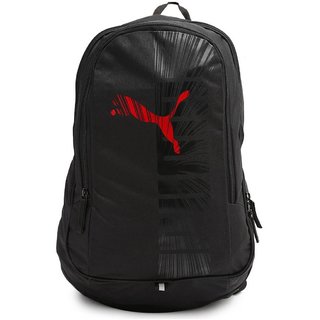 red and black puma backpack