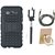 Vivo V3 Max Shockproof Tough Armour Defender Case with Ring Stand Holder, Selfie Stick and AUX Cable