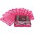 Fashion Bizz Pink Non Woven Regular Bow Single Saree Bags 12 Pcs