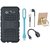 Nokia 3 Shockproof Tough Defender Cover with Ring Stand Holder, Earphones, USB LED Light and OTG Cable