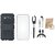 Lenovo K5 Shockproof Tough Armour Defender Case with Ring Stand Holder, Silicon Back Cover, Selfie Stick, Earphones and USB Cable