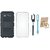 Nokia 5 Dual Protection Defender Back Case with Ring Stand Holder, Silicon Back Cover, Selfie Stick and USB LED Light