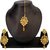 Gold Plated Copper LCT Necklace Maang Tikka Choker For Women