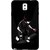 Snooky Printed Hep Boy Mobile Back Cover For Samsung Galaxy Note 3 - Black
