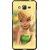 Snooky Printed Butterfly Girl Mobile Back Cover For Samsung Galaxy Grand Max - Yellow