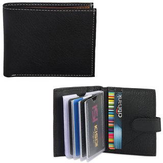 Buy Men's Combo of CardHolder and Wallet Online @ ₹399 from ShopClues