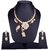 Fascraft American Diamond Necklace Set with Pearls Embedded On It