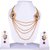Fascraft Peacock Styled 4 Layered Necklace Set on Antique Gold Finish