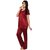 RamE Pack of two colour top and Pajama , Satin Night Suit  ,Night Dress
