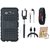 Samsung C7 Pro Defender Tough Armour Shockproof Cover with Ring Stand Holder, Selfie Stick, Digtal Watch, Earphones and USB Cable