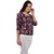 Femiss Multicolor Floral Printed Crepe Balloon Top
