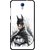 Snooky Printed Angry Batman Mobile Back Cover For HTC Desire 620 - Multicolour