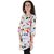 Ruhaans Multicolor Geometric Round Neck Tunics for Women