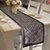 Lushomes Black Jacquard Table Runner with High Quality Polyester Border (Size: 16