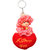 CTW Wollen Doll Key Chain Red MultiPurpose keychain for car,bike,cycle and home keys