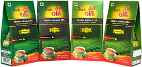 Pack of 4  All in One Herbal Masala Tea Sugarfree Cardamom