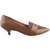 Flora Comfort Beige Pointed Belly Shoe For Women's