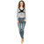 Manash Fashion Grey Denim Solid Casual Upper Waist Jeans For Women
