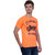 kristof Men's Orange Round Neck T-Shirt