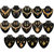 Jewelmaze Gold Plated Traditional/Ethnic Combo of JewelMaze Gold Plated Set of 14 Jewellery Combos for Women