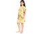 Be You Yellow Letter Print Girls Bath Robe [Size-XS (3-4 Yrs)]