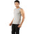 Solo Mens Designer Round Neck Cotton Casual Sleeveless Muscle Tee Vest Grey Melange Color