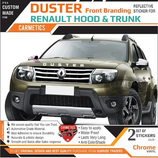 Buy Duster Chrome Vinyl Stickers For Renault Online Get