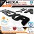 Hexa 3d Letters for Tata Hexa - Glossy Black - Carmetics