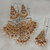 JewelMaze Austrian Stone Choker Necklace Set With Maang Tikka -1107963A