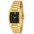 Sonix Rectangle Dail Gold Other StrapMens Mechanical Watch For Men