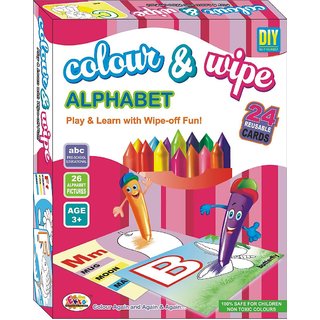 Jay Antiques Colour  Wipe Alphabet Play And Learn