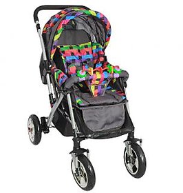 DealBindaas Pram Play Stroller Multicolor