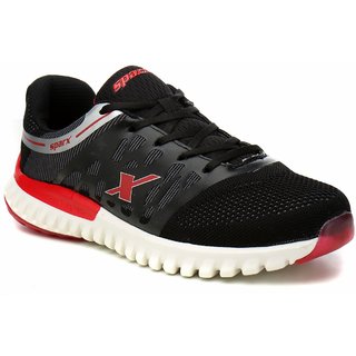 Sparx Men SM-345 Black Red Sports Shoes 