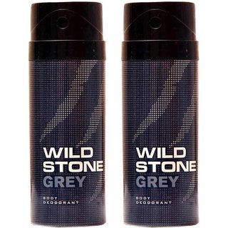 Wild Stone Grey Body Deodrant 150ml Set of 2 150ml each