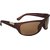 Derry Combo of 2 Black and Brown Wrap Around UV Protection Unisex Sunglasses