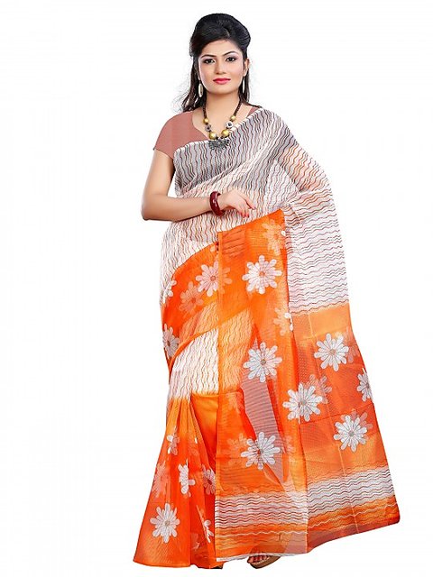 Buy Riti Riwaz Silk with Blouse Piece Saree (S181924_Beige_One Size) at  Amazon.in