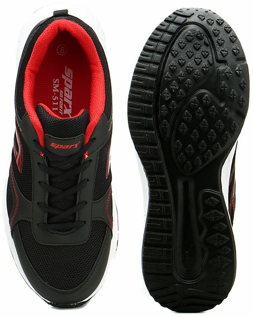 Sparx Men SM-511 Black Red Sports Shoes 