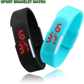 Led band watch clearance online