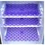 Khushi Creation Set of 6 PVC Fridge Mats 12X17 Inches. (Blue)