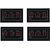 Ajanta OLC 308 Digital Wall Clock Pack of 4