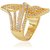 Sanaa Creations Gold Plated Alloy Ring for Women and Girls