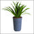 Sereno Bello Plastic Flower Pot Round Planter (13 x 20)  in Dark Grey Stone Finish (Home Decor Planters)