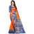 Saarah Orange  Blue Kanchipuram Silk Saree