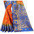 Saarah Orange  Blue Kanchipuram Silk Saree