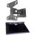 GoodsBazaar Universal Movable Wall Mount Stand for LCD-TFT-PLASMA TV 10 - 21 Screen with Free Metal Tray Stand