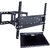 GoodsBazaar LCD Stand 32 To 70 180 Degree Rotation Led Wall Bracket TV Mount with Free Metal Tray Stand