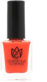 Gorgeous Cosmos Classic- Tomato Tango Orange Shade Toxic Free Nail Polish